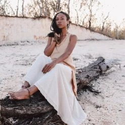 Stop List Organic Linen Garments Beige Linen Boho Top For Women • Viking Tunic 16 Stop List Organic Linen Garments Beige Linen Boho Top For Women • Viking Tunic