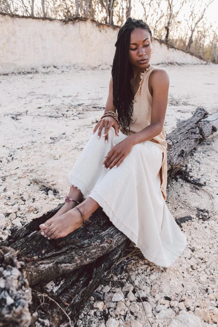 Stop List Organic Linen Garments Beige Linen Boho Top For Women • Viking Tunic 9 Stop List Organic Linen Garments Beige Linen Boho Top For Women • Viking Tunic