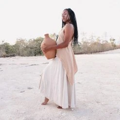 Stop List Organic Linen Garments Beige Linen Boho Top For Women • Viking Tunic 18 Stop List Organic Linen Garments Beige Linen Boho Top For Women • Viking Tunic