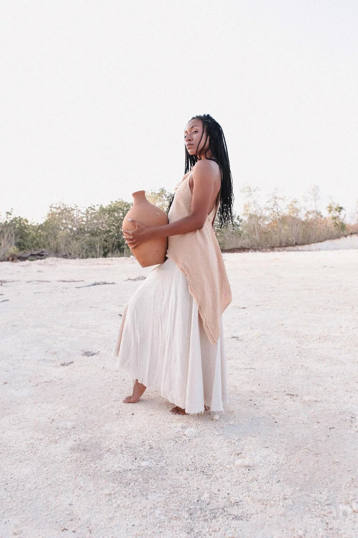 Stop List Organic Linen Garments Beige Linen Boho Top For Women • Viking Tunic 10 Stop List Organic Linen Garments Beige Linen Boho Top For Women • Viking Tunic