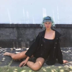 Agus Jackets & Cardigans Black Boho Asymmetrical Jacket With Hood