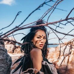 Jimmy Limited Edition Black Boho Top • Bohemian Top With Tassels