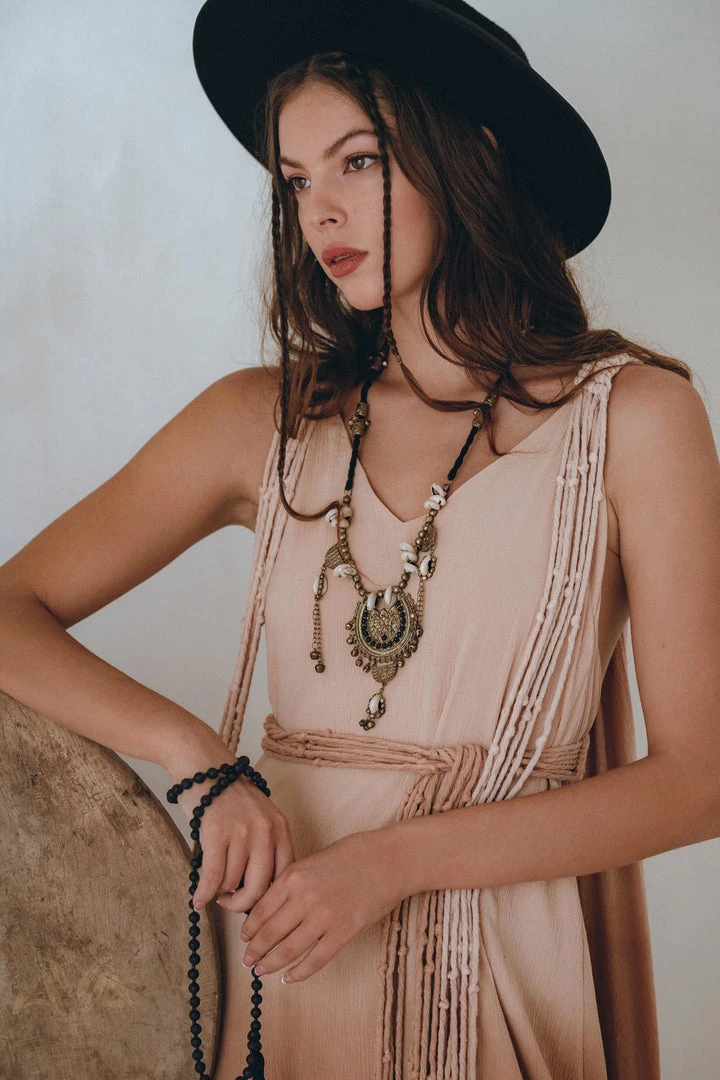 Jimmy Boho Macrame Bridesmaid Dress • Dusty Pink Multiway Dress • Goddess Dress 5 Jimmy Boho Macrame Bridesmaid Dress • Dusty Pink Multiway Dress • Goddess Dress