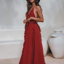 Jimmy Boho Maxi Dress • Cotton Bridesmaid Dress • Red Organic Goddess Dress 22 Jimmy Boho Maxi Dress • Cotton Bridesmaid Dress • Red Organic Goddess Dress