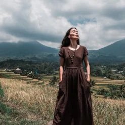 Eddie Organic Cotton Dresses Bohemian Boho Dress For Women