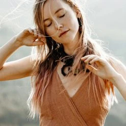 Eddie Organic Cotton Dresses Dusty Pink Boho Bridesmaid Dress • Open Back Elegant Dress 25 Eddie Organic Cotton Dresses Dusty Pink Boho Bridesmaid Dress • Open Back Elegant Dress