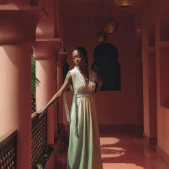 Jimmy New Collection Macramé Belted Boho Dress • Handmade Ombre Organically Dyed Dress