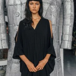 Stop List Organic Cotton Kaftan Dress Plus Size