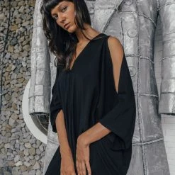 Stop List Organic Cotton Kaftan Dress Plus Size