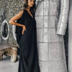 Stop List Organic Cotton Kaftan Dress Plus Size