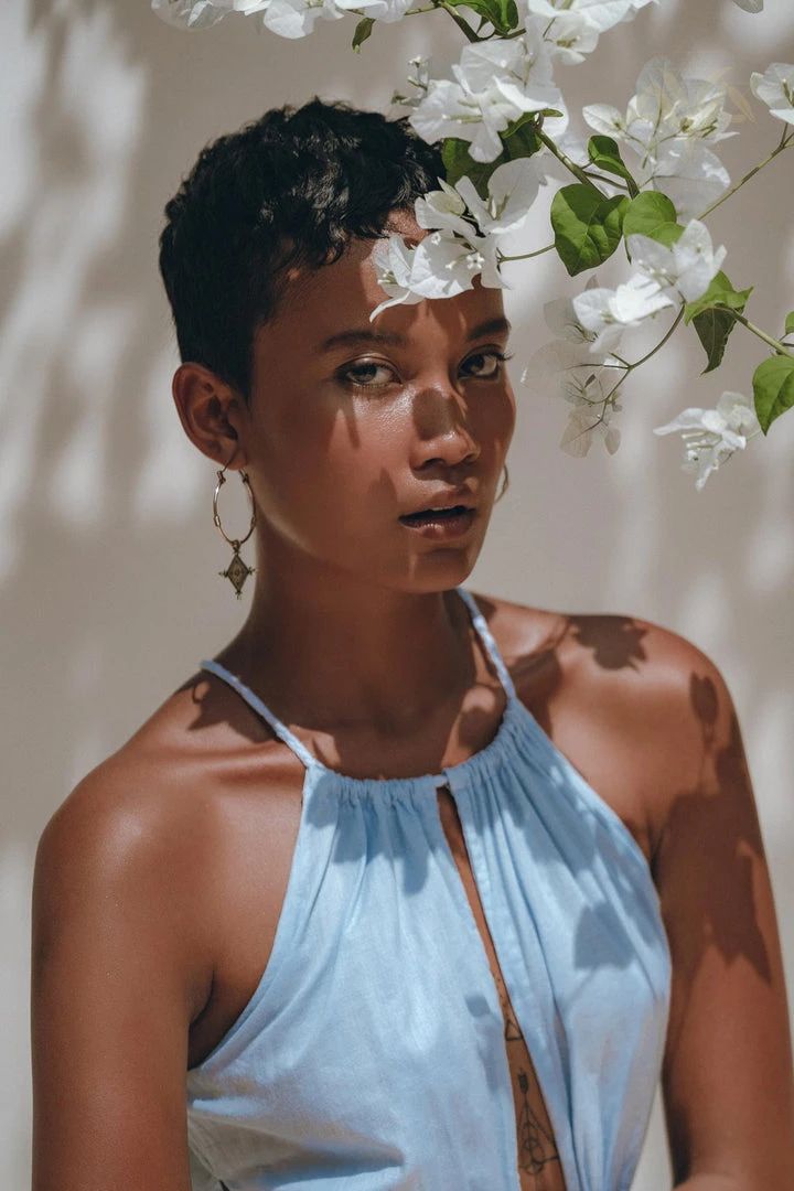 Jimmy Boho Dress • Open Back Belly Dress • Organically Dyed Adjustable Dress