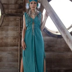 Agus Limited Edition Turquoise Nomad Spirit Dress (Adjustable Size, Multiway Dress) 14 Agus Limited Edition Turquoise Nomad Spirit Dress (Adjustable Size, Multiway Dress)