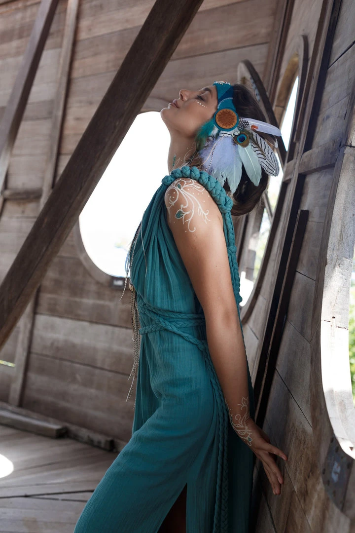 Agus Limited Edition Turquoise Nomad Spirit Dress (Adjustable Size, Multiway Dress) 10 Agus Limited Edition Turquoise Nomad Spirit Dress (Adjustable Size, Multiway Dress)