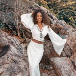 Jimmy Maxi Skirt • Boho Wrap Skirt • Long Maxi Skirt • Wrap Around Skirt • Bohemian Tribal Skirt Women