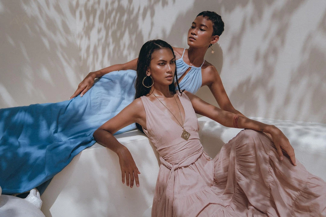 Jimmy Boho Dress • Open Back Belly Dress • Organically Dyed Adjustable Dress