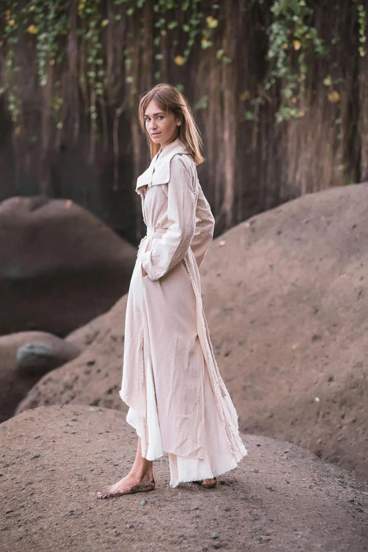 Stop List White Organic Wrap Jacket Cotton Cardigan Jackets & Cardigans 8 Stop List White Organic Wrap Jacket Cotton Cardigan Jackets & Cardigans