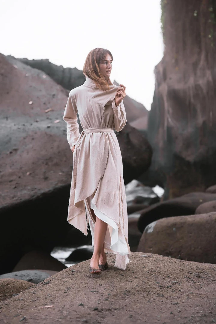 Stop List White Organic Wrap Jacket Cotton Cardigan Jackets & Cardigans 10 Stop List White Organic Wrap Jacket Cotton Cardigan Jackets & Cardigans