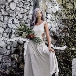 Eddie Long Boho Simple Wedding Dress 13 Eddie Long Boho Simple Wedding Dress