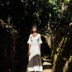 Eddie Organic Cotton Dresses Boho Simple Wedding Dress