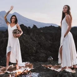 Stop List White Boho Dress For Women • Simple Wedding Dress With Pockets Organic Cotton Dresses 15 Stop List White Boho Dress For Women • Simple Wedding Dress With Pockets Organic Cotton Dresses