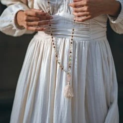 Eddie Organic Cotton Dresses Organic Boho Long Sleeve Dress • Bridesmaid Dress • Casual Modest Dress