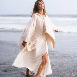 Agus Jackets & Cardigans Off-White Cotton Warm Jacket With Hood Bohemian Style 9 Agus Jackets & Cardigans Off-White Cotton Warm Jacket With Hood Bohemian Style