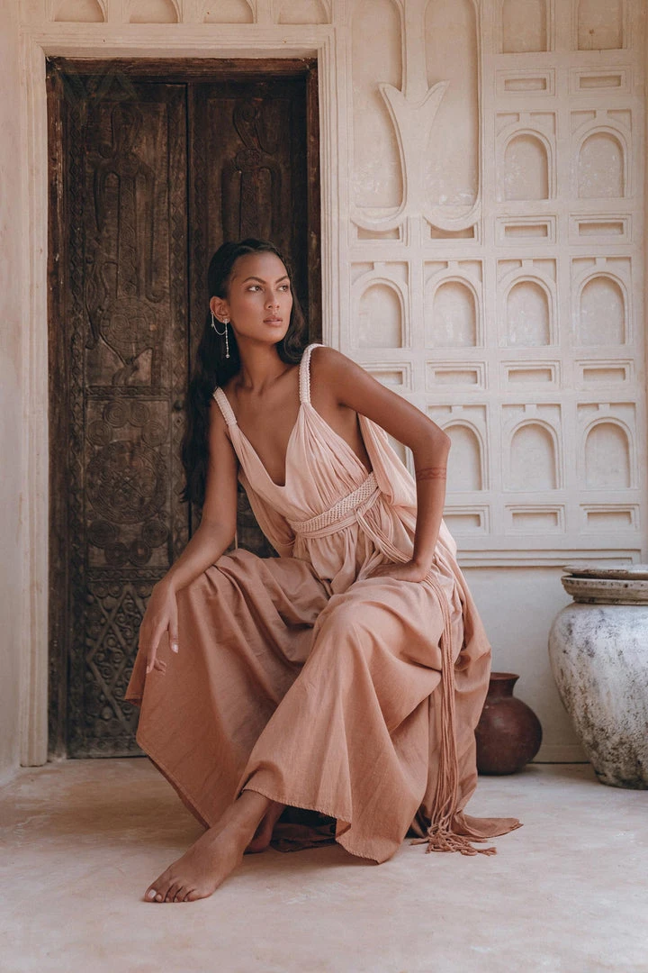 Jimmy Dusty Pink Greek Dress • Pink Multiway Dress • Boho Wedding Dress 3 Jimmy Dusty Pink Greek Dress • Pink Multiway Dress • Boho Wedding Dress