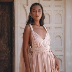 Jimmy Dusty Pink Greek Dress • Pink Multiway Dress • Boho Wedding Dress 16 Jimmy Dusty Pink Greek Dress • Pink Multiway Dress • Boho Wedding Dress