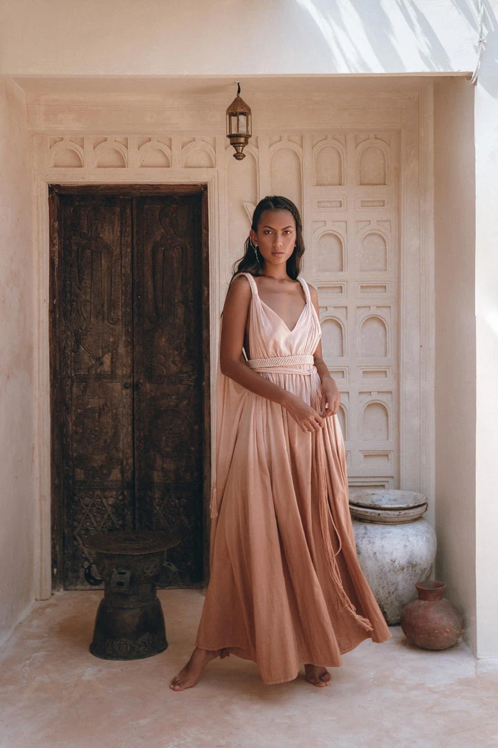 Jimmy Dusty Pink Greek Dress • Pink Multiway Dress • Boho Wedding Dress 6 Jimmy Dusty Pink Greek Dress • Pink Multiway Dress • Boho Wedding Dress