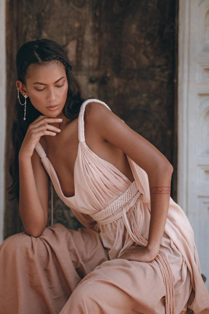 Jimmy Dusty Pink Greek Dress • Pink Multiway Dress • Boho Wedding Dress 8 Jimmy Dusty Pink Greek Dress • Pink Multiway Dress • Boho Wedding Dress