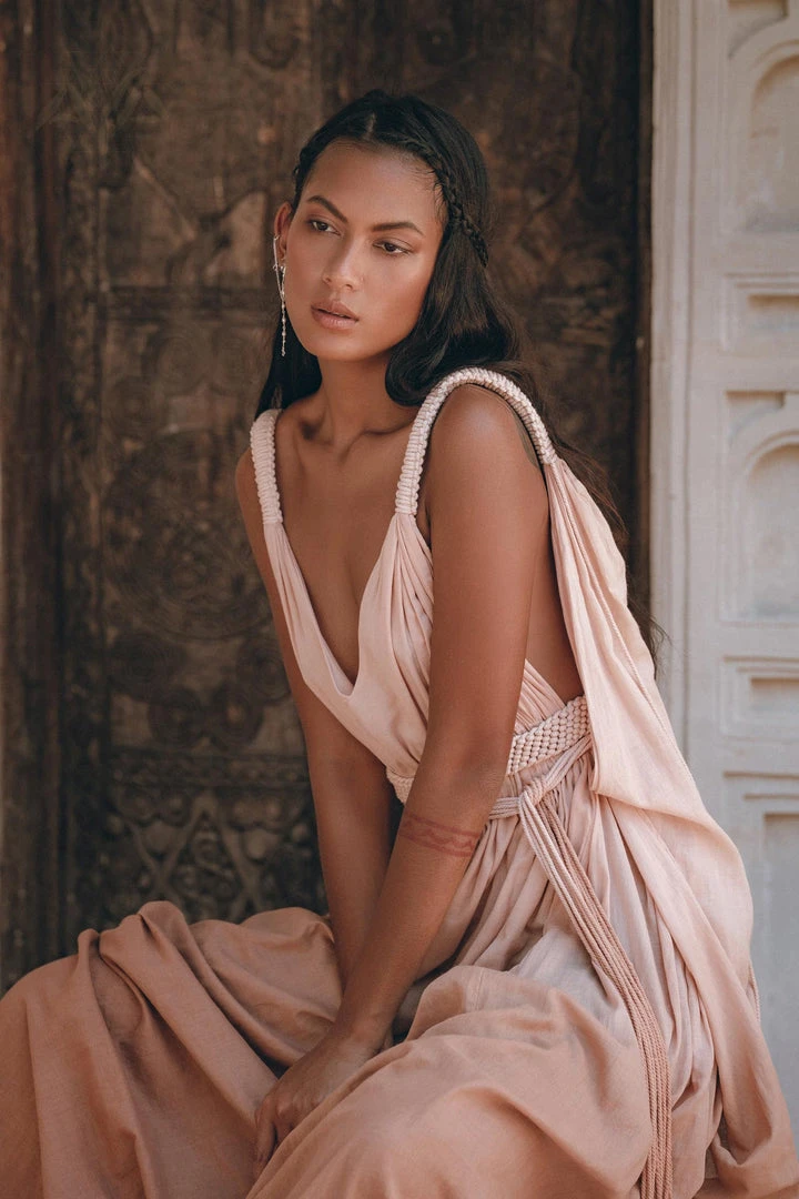 Jimmy Dusty Pink Greek Dress • Pink Multiway Dress • Boho Wedding Dress 10 Jimmy Dusty Pink Greek Dress • Pink Multiway Dress • Boho Wedding Dress