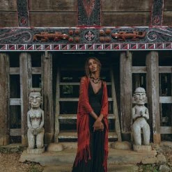 Jimmy New Collection Organic Cotton Poncho • Tribal Kimono Cover Up • Boho Cardigan Women