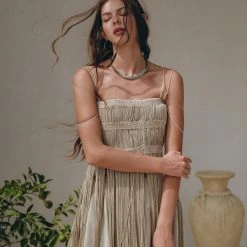 Jimmy Tribal Dress • Sage Green Goddess Dress • Ethnic Handwoven Macrame Dress 16 Jimmy Tribal Dress • Sage Green Goddess Dress • Ethnic Handwoven Macrame Dress