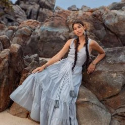 Eddie Boho Bridesmaid Dress • A Line Dress • Sky Blue Maxi Adjustable Dress 20 Eddie Boho Bridesmaid Dress • A Line Dress • Sky Blue Maxi Adjustable Dress