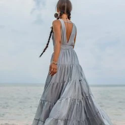 Eddie Boho Bridesmaid Dress • A Line Dress • Sky Blue Maxi Adjustable Dress 18 Eddie Boho Bridesmaid Dress • A Line Dress • Sky Blue Maxi Adjustable Dress