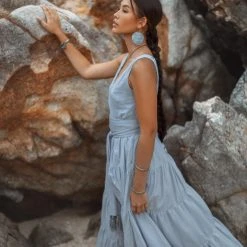 Eddie Boho Bridesmaid Dress • A Line Dress • Sky Blue Maxi Adjustable Dress 17 Eddie Boho Bridesmaid Dress • A Line Dress • Sky Blue Maxi Adjustable Dress