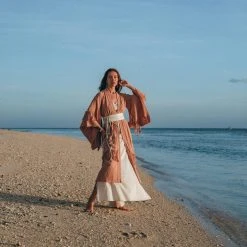 Jimmy Boho Kimono Cover Up • Wide Sleeve Cardigan Mantle • Cape For Women Limited Edition